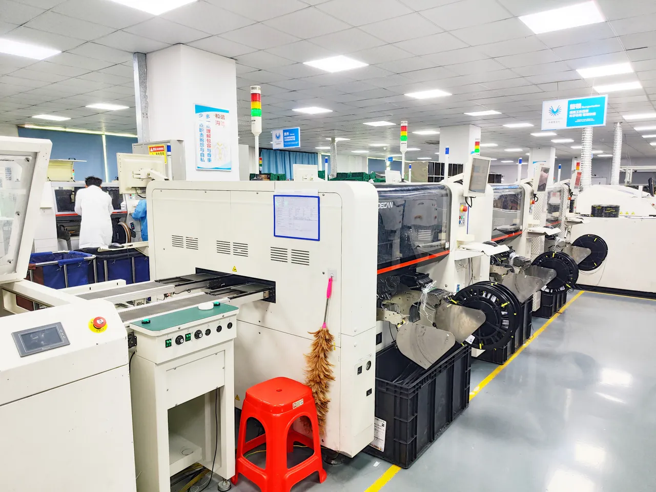 SMT production line for LED display modules