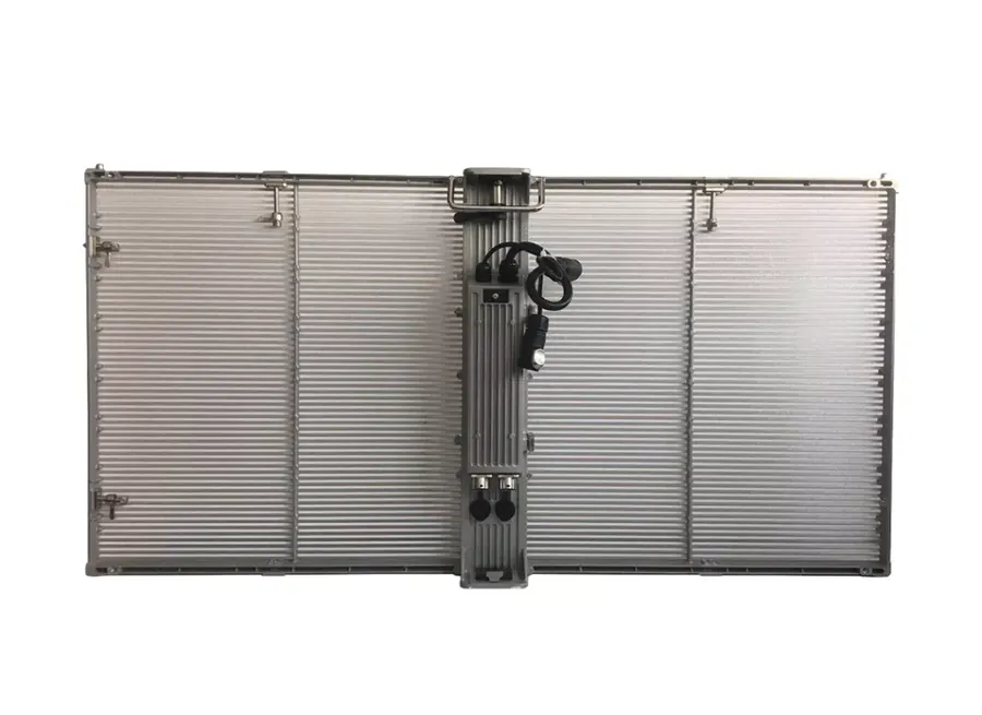 Transparent LED screen for glass facade