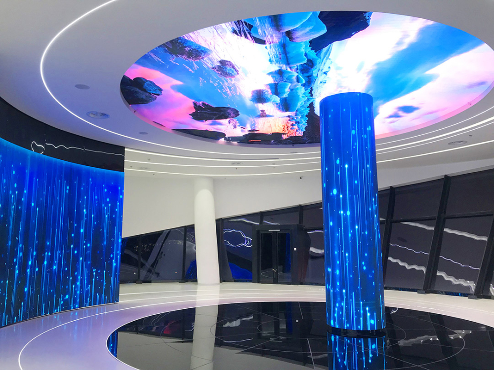 Curved/Customized Irregular Shape - Chengdu Digital Museum Project
